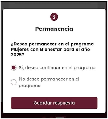 Las beneficiarias del programa Mujeres