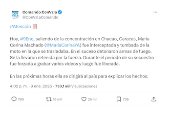 Con este mensaje en sus