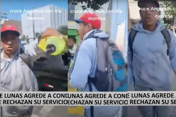 Conductor es agredido tras rechazar