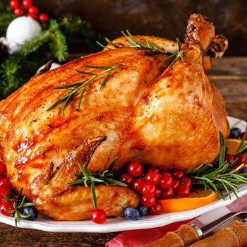 El pavo que entregarán en