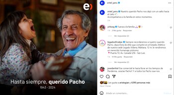 Roberto Abugattás, Pacho, del comercial de pandemia, falleció a los 82 años.