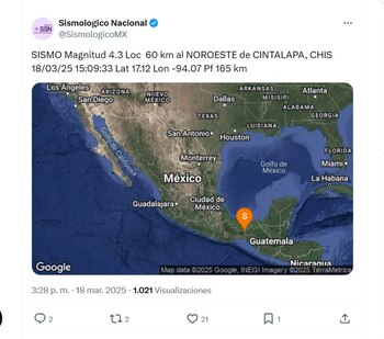(X/ @SismologicoMX)