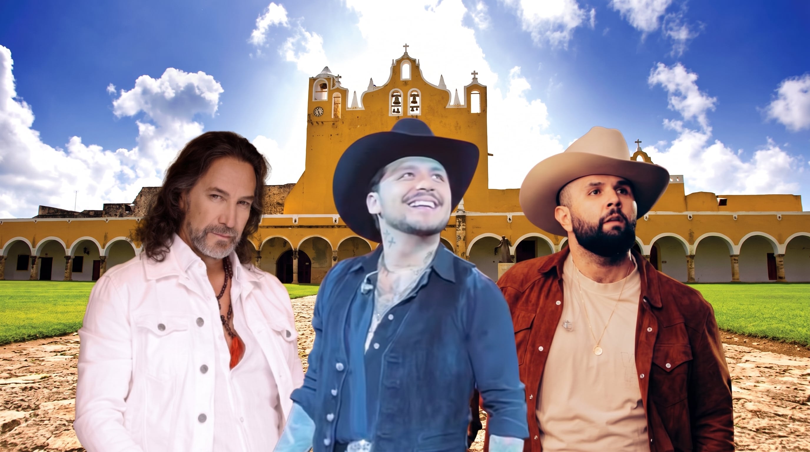 Los tres artistas actuarán en el Centro de Espectáculos Montejo y representan los primeros nombres confirmados de una programación que aún no está completa. (Composición fotográfica/Redes sociales)
