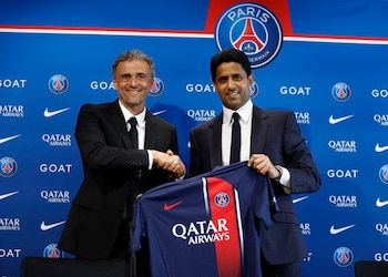 El presidente del Paris Saint-Germain,