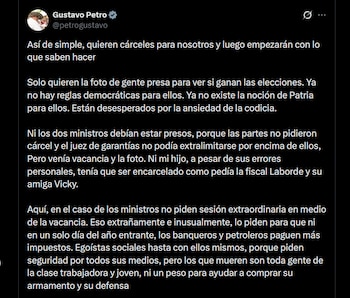 Gustavo Petro aseguró que existe