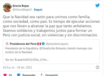 Grecia Rojas y su saludo