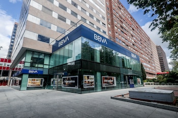 Sucursal de BBVA en Madrid.