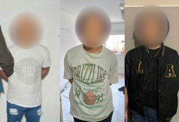 Los tres sospechosos detenidos