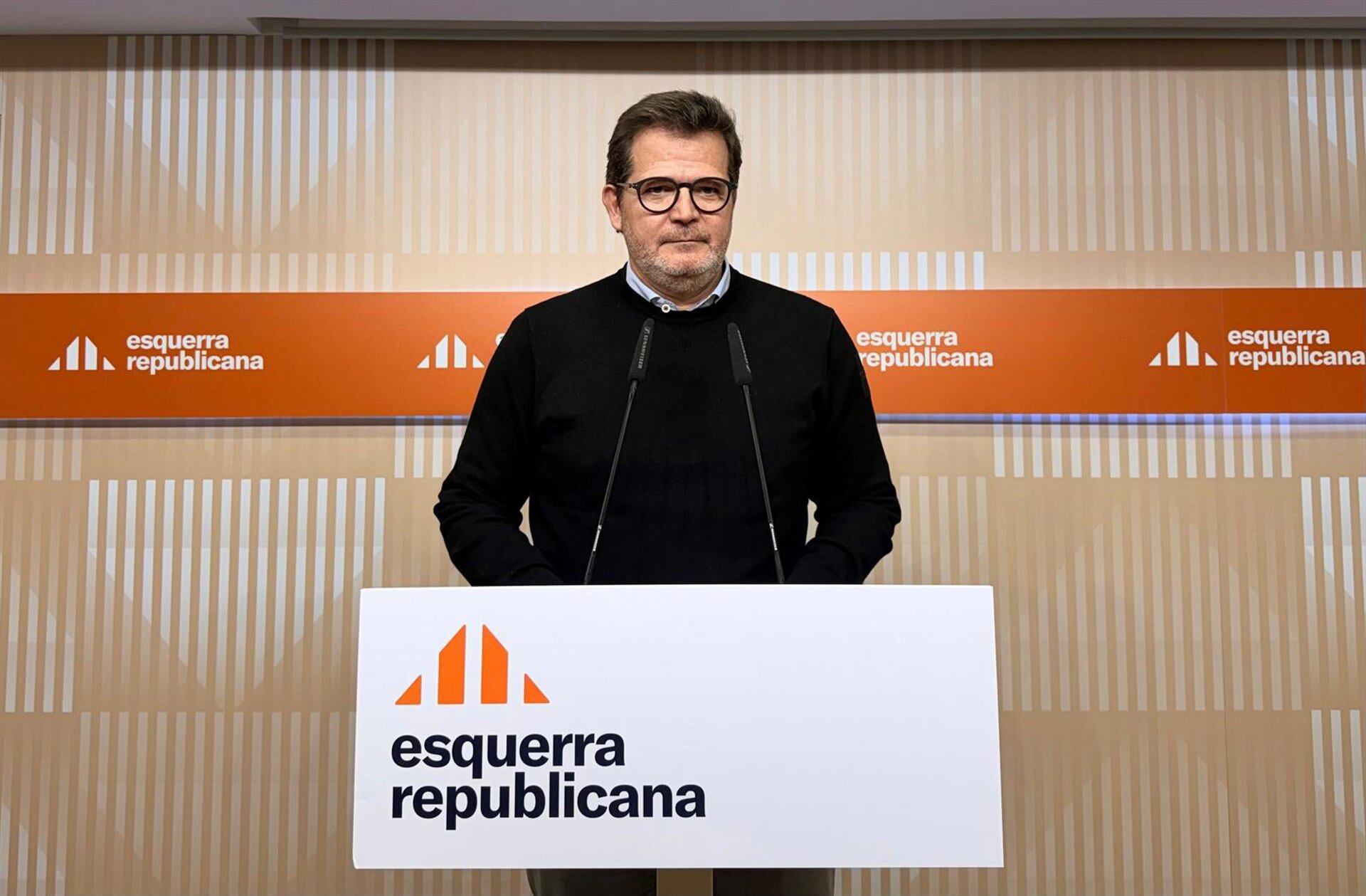 ERC ve a Feijóo como «un juguete de Abascal y Ayuso» y ve un chiste la manifestación del domingo