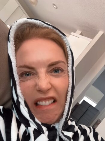 La actriz dio la noticia