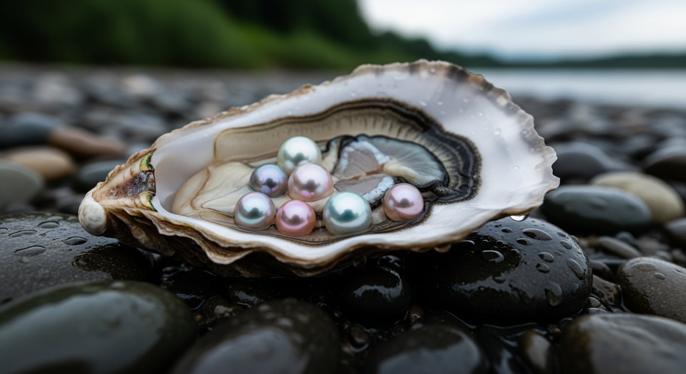 El manto de la ostra segrega nácar fundamental para la formación y reparación de la concha y las perlas naturales (Imagen Ilustrativa Infobae)