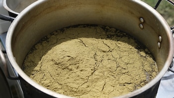 Harina de coca. Con ésta