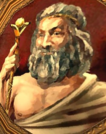 El personaje Mopsus, un vidente