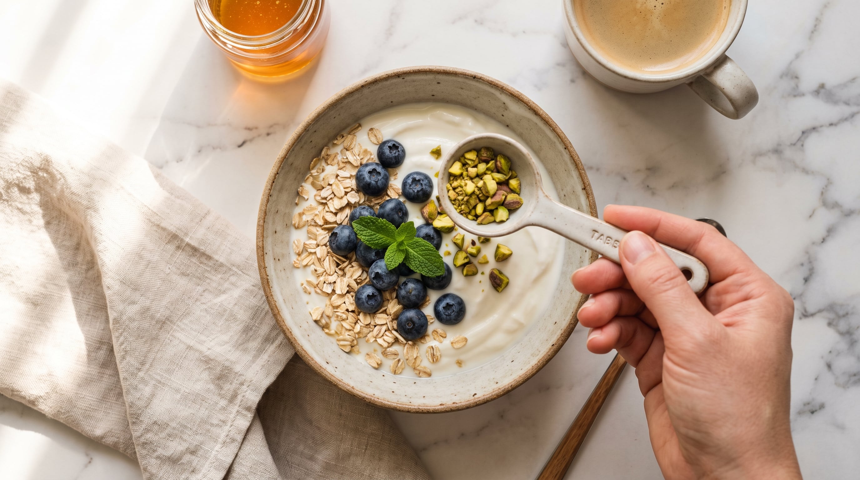 El estudio sobre yogur y microbiota advirtió que esas asociaciones también pueden reflejar hábitos alimentarios más saludables y no una relación causal directa (Imagen Ilustrativa Infobae)