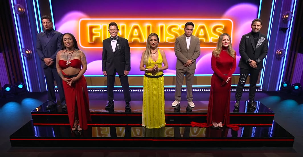 A cuatro días de la gran final, el reality despide a Ernesto Laguardia y confirma a Mariana Ochoa, Karina Torres, Yahir, Ese Pérez y Memo Schutz como los cinco finalistas. (Captura de pantalla YouTube La Casa de los Famosos México)