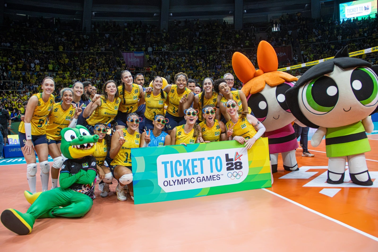 Brasil se quedó con el boleto sudamericano para los Juegos Olímpicos Los Ángeles 2028. Crédito: Wallace Teixeira/FV Imagem/CBV