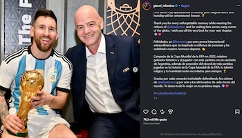 El posteo de Gianni Infantino