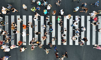 Una gran cantidad de personas