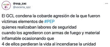 (Foto: Twitter/vocería_spz)
