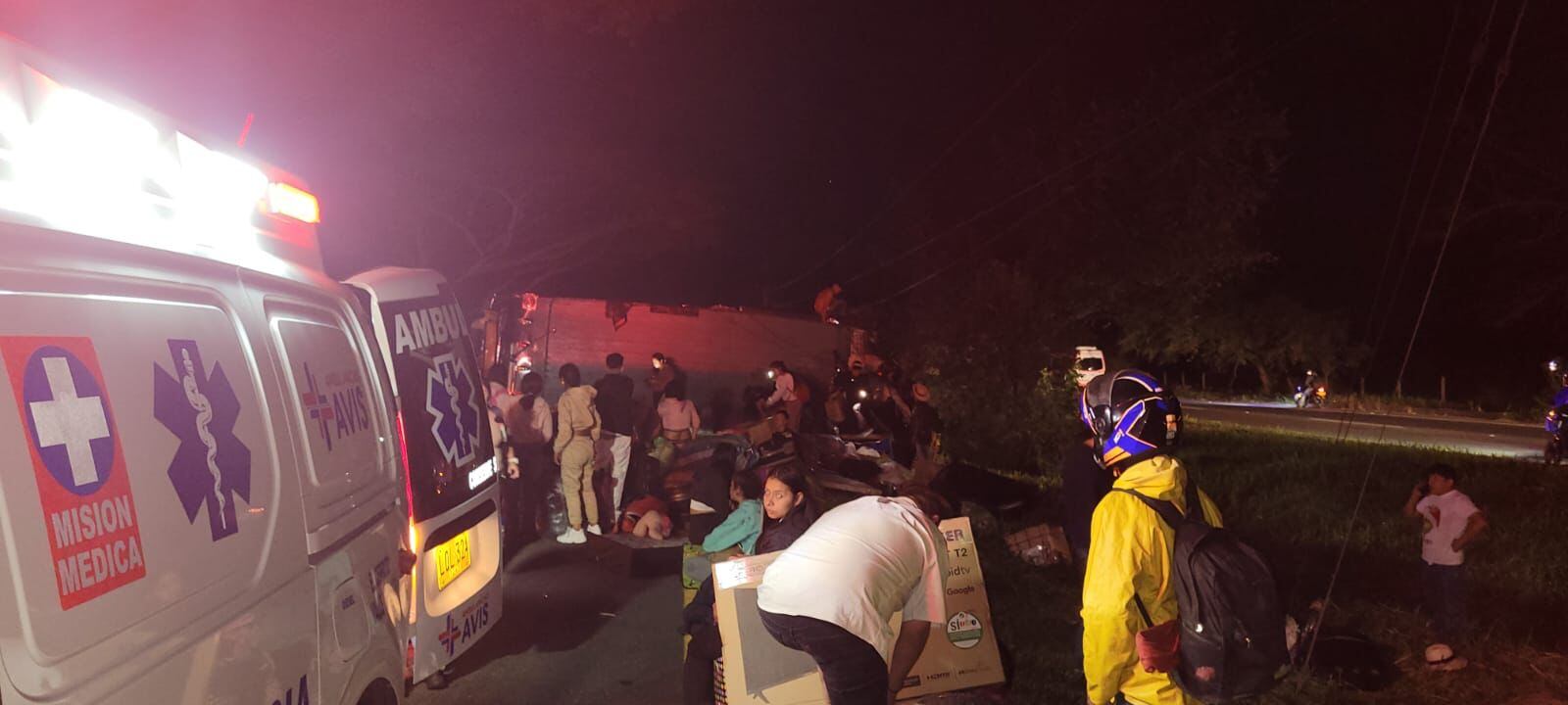 La víctima fue embestida por un vehículo - crédito Tubarco.news