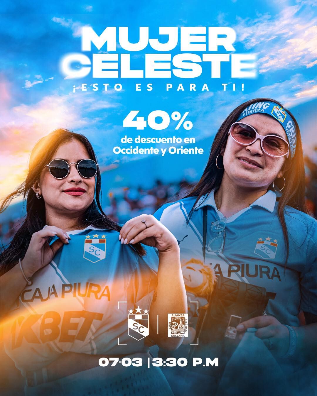 Sporting Cristal y la oferta por el Día de la Mujer. Crédito: Instagram Sporting Cristal.
