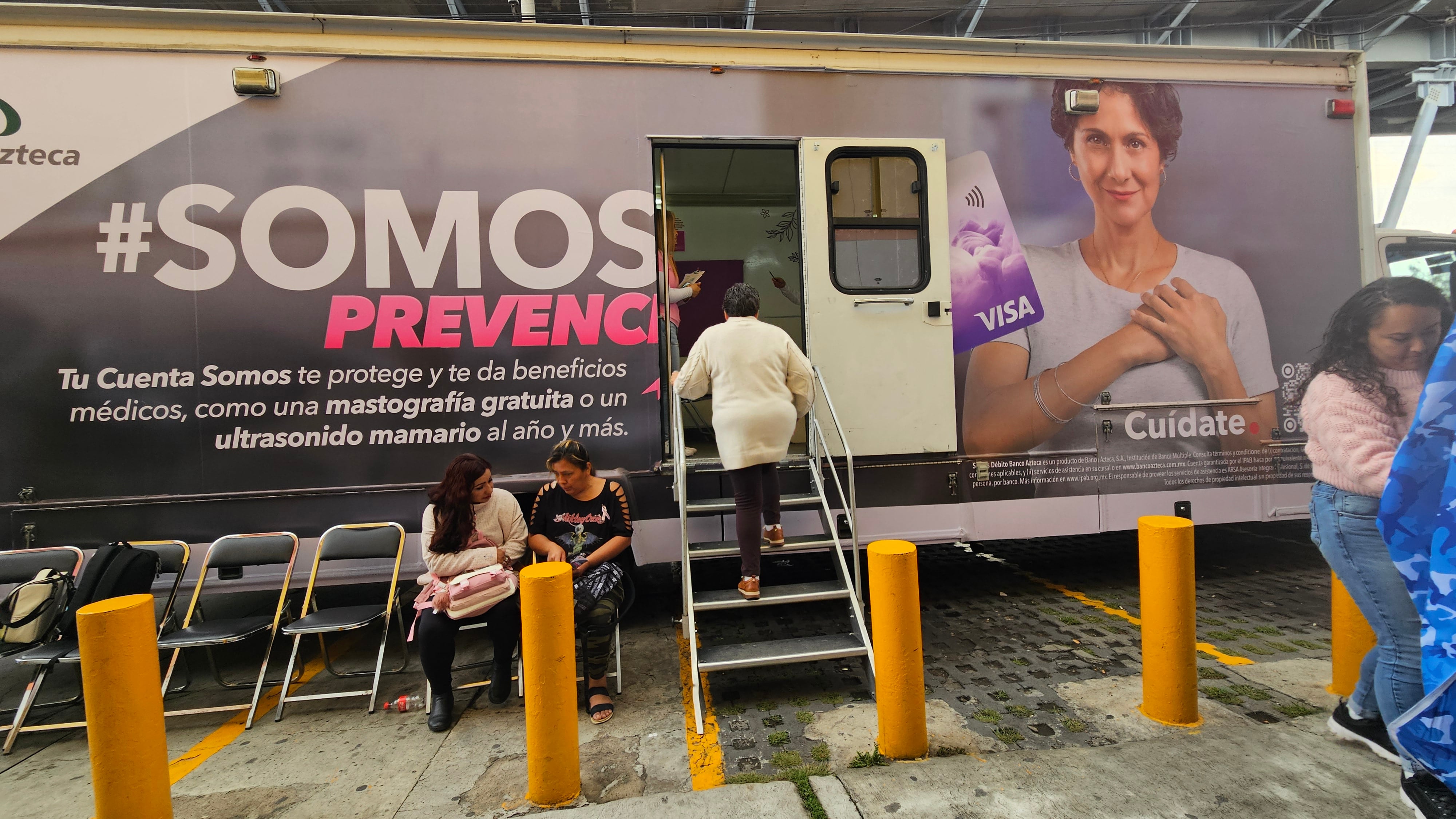 El cáncer de mama es tratable si se detecta a tiempo mediante mastografías regulares. (Cortesía Banco Azteca).