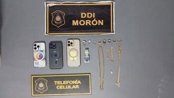 La Policía secuestró celulares, joyas