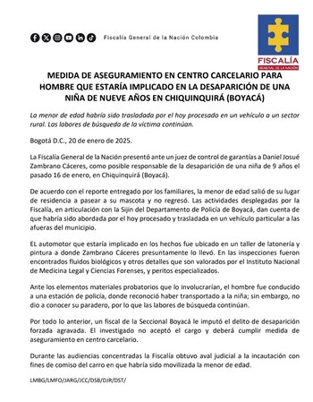 La Fiscalía General de la