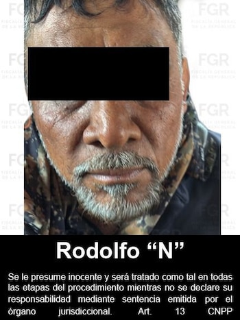 Rodolfo, alias "Don Ramón", se considera el líder de Los Linos, quienes operaban en varios municipios de Morelos Foto: FGR