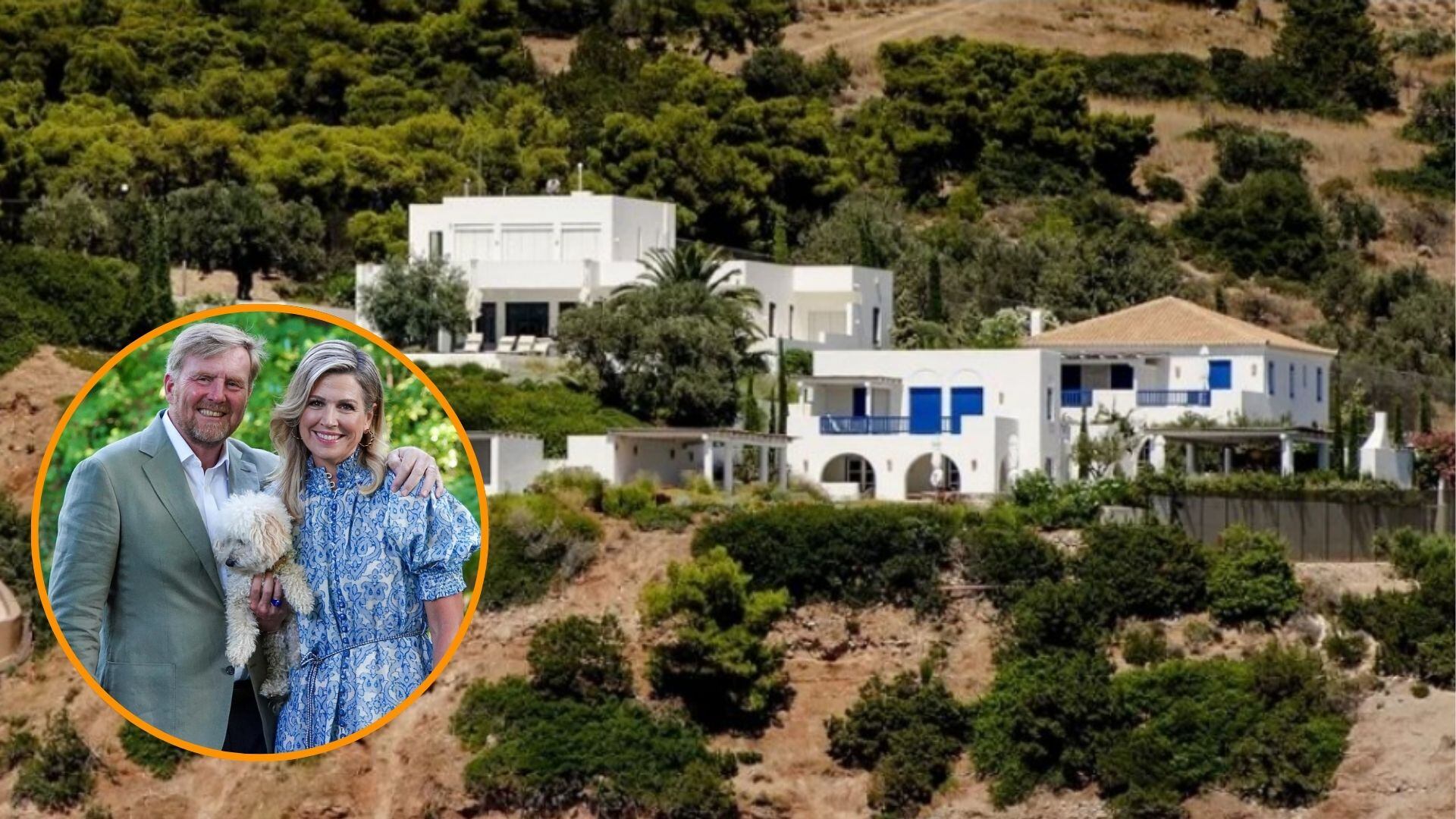 La espectacular villa de la familia real holandesa en Grecia. (X)