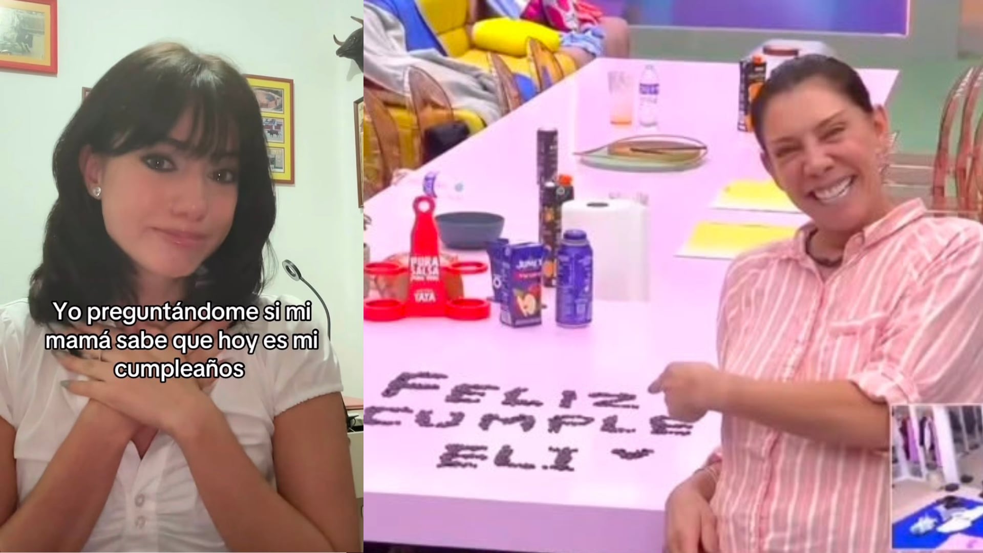 Desde el reality, Cynthia Klitbo sorprendió a su hija Elisa con una emotiva serenata por su cumpleaños número 20. (Redes )
