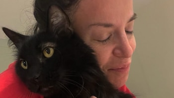 El dolor de Mercedes Funes tras la muerte de su gato, Nuit: “La peleó como un guerrero”