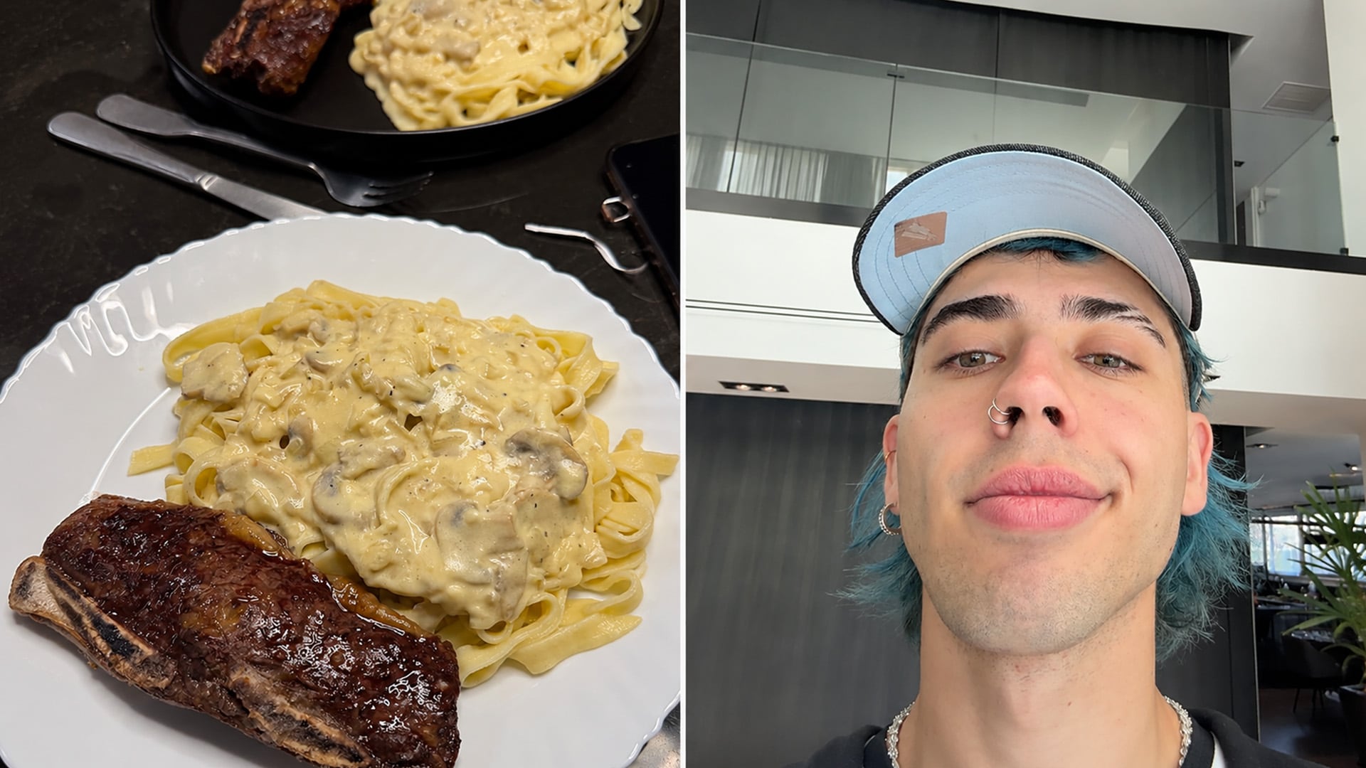 Luck Ra preparó uno de los primeros platos propuestos por sus seguiodres
