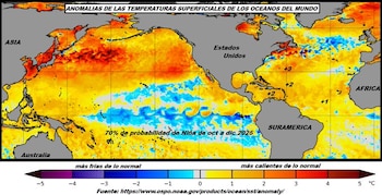 El meteorólogo compartió que en