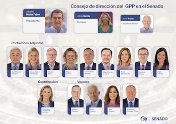 Organización en el Senado (Infobae)