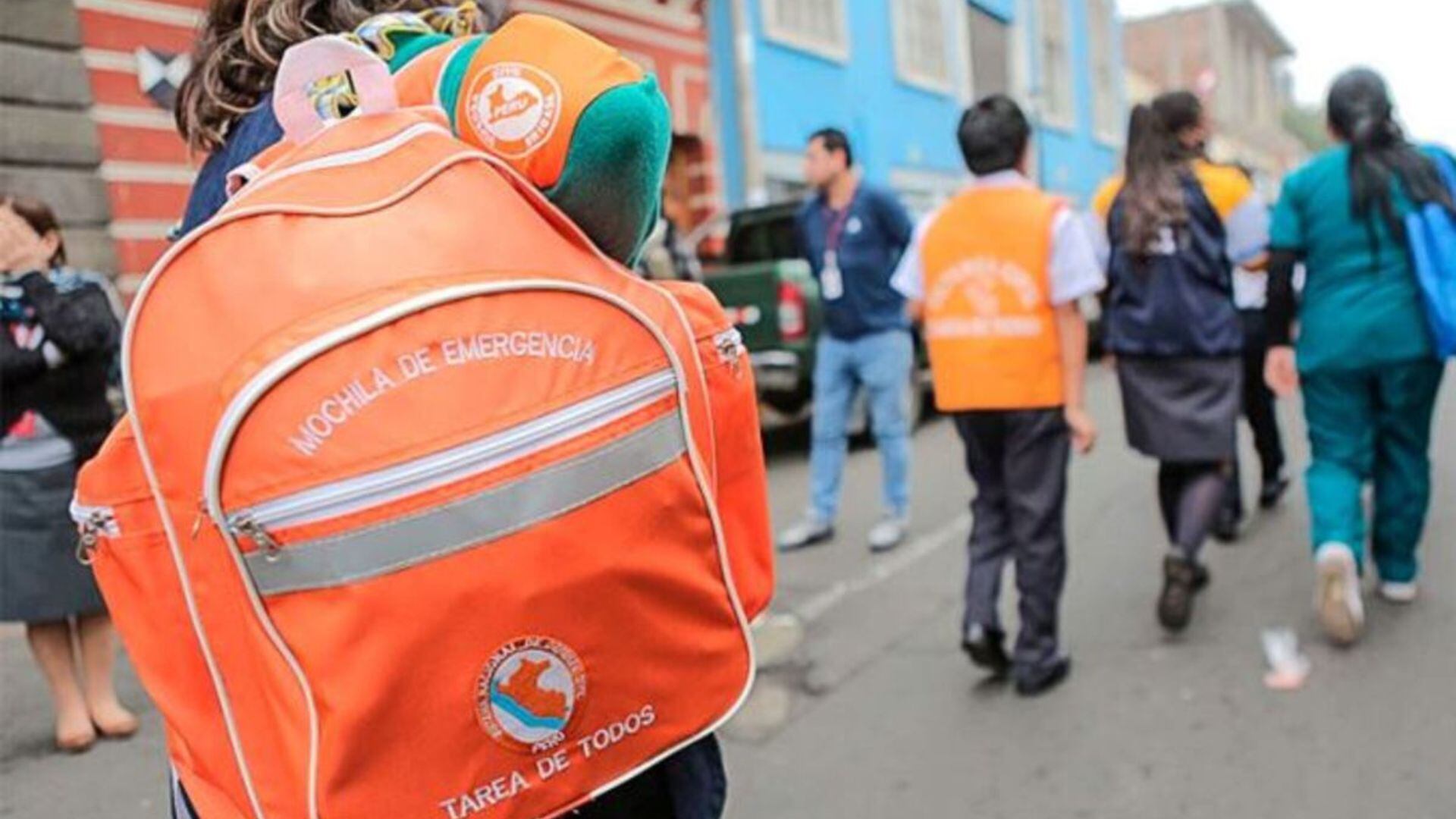 temblor - sismo - IGP - mochila de emergencia