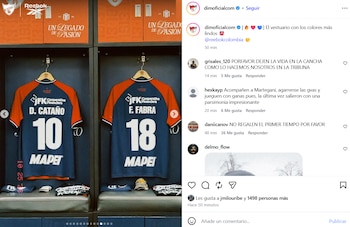 Ya está listo el camerino del Deportivo Independiente Medellín para el partido ante Atlético Nacional - crédito DIM
