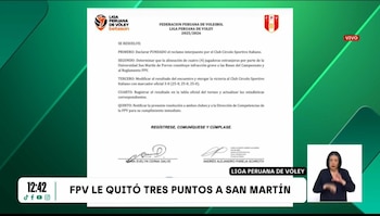 Resolución de la FPV, dándole