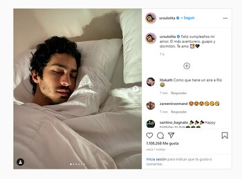 El posteo de Úrsula Corberó