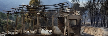 Las fotos de los devastadores incendios forestales en EspañaPorMarta Sierra
