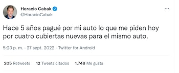 Los mensajes de Horacio Cabak