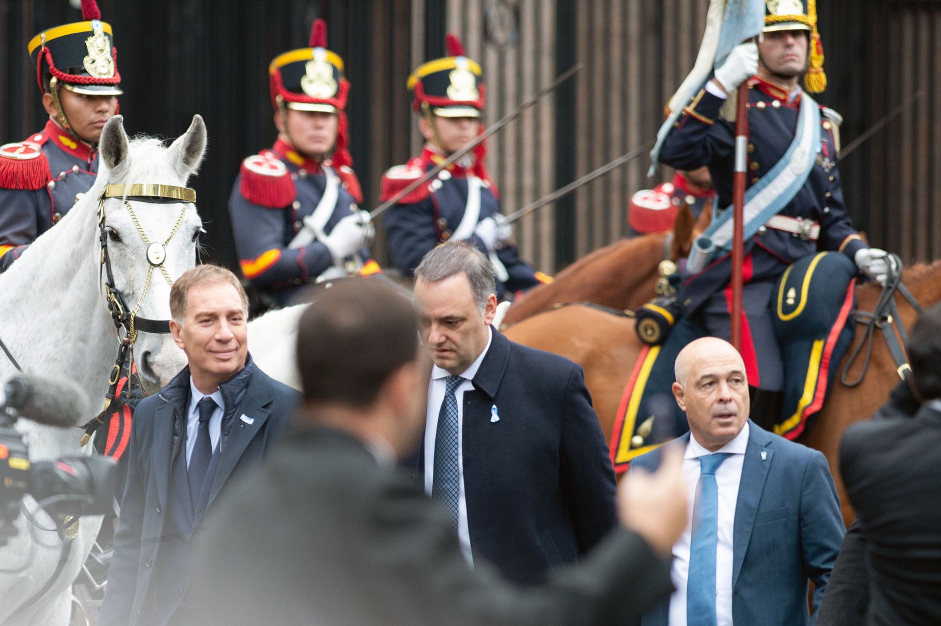 La polémica sobre la declaración jurada de Manuel Adorni fue abordada por Abdala, quien puntualizó que aún no venció el plazo legal (Jaime Olivos)