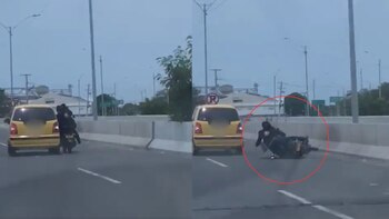 Video: taxistas persiguió y arrolló