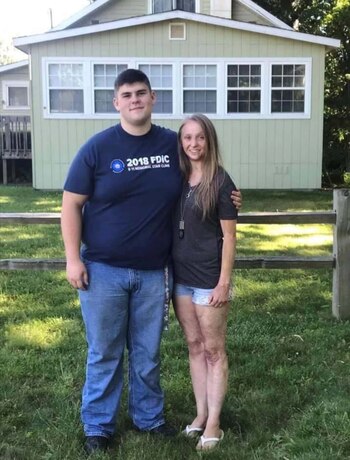 Charity y su novio Jacob