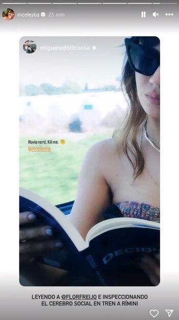 Celeste Cid y Abril Sosa en sus vacaciones por Italia