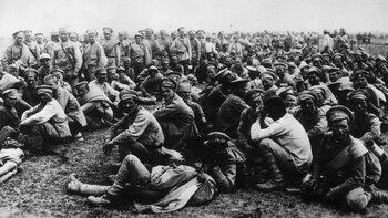 Soldados del Segundo Ejército Ruso