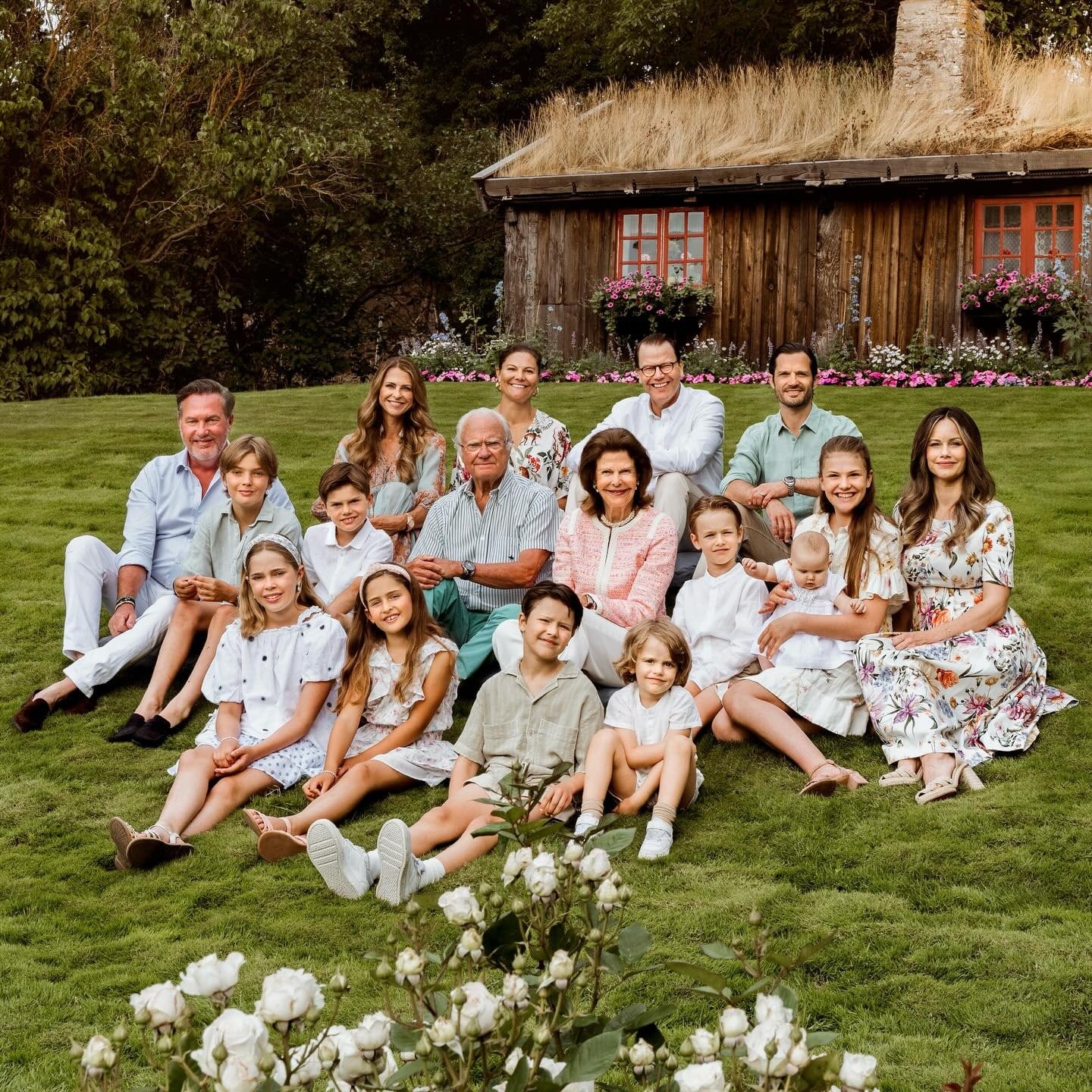 La familia real sueca en una imagen de redes sociales. (Instagram @kungahuset)