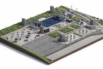 El Distrito proyecta convertir el bajo puente en un espacio renovado con zonas comunitarias, comercio formal, baños públicos y mejor infraestructura urbana. - crédito Departamento Administrativo de La Defensoría Del Espacio Público - API