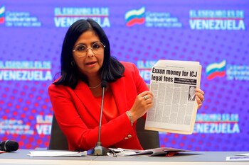 Delcy Rodríguez es la máxima