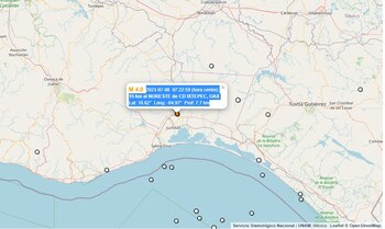 El SSN registró un sismo